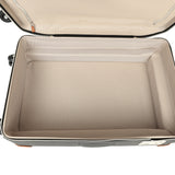 Hermes R.M.S. Cabine Rolling Suitcase Écru, Black Plume H Canvas, Fauve, Black Régate Palladium Hardware - Thumbnail View 14