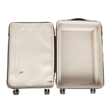 Hermes R.M.S. Cabine Rolling Suitcase Écru, Black Plume H Canvas, Fauve, Black Régate Palladium Hardware - Thumbnail View 15