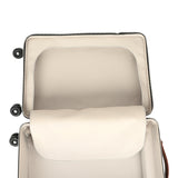 Hermes R.M.S. Cabine Rolling Suitcase Écru, Black Plume H Canvas, Fauve, Black Régate Palladium Hardware - Thumbnail View 16