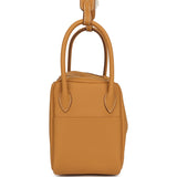 Hermes Lindy 26 Naturel Sable Clemence Gold Hardware - Thumbnail View 3
