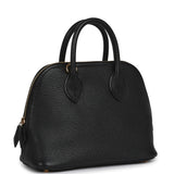 Hermes 1923 Bolide Mini Black Chevre Mysore Gold Hardware - Thumbnail View 2