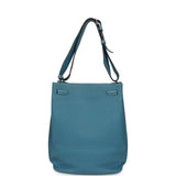 Pre-owned Hermes So Kelly 26 Blue Jean Clemence Palladium Hardware - Thumbnail View 4