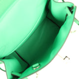 Hermes HAC A Dos PM Backpack Vert Comics Togo Palladium Hardware - Thumbnail View 11