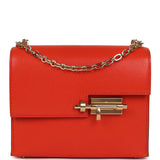 Hermes Mini Verrou Chaine Bag Capucine Chevre Chamkila Permabrass Hardware - Thumbnail View 1