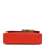Hermes Mini Verrou Chaine Bag Capucine Chevre Chamkila Permabrass Hardware - Thumbnail View 6