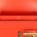 Hermes Mini Verrou Chaine Bag Capucine Chevre Chamkila Permabrass Hardware - Thumbnail View 9