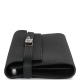 Hermes Kelly Long Wallet Black Epsom Palladium Hardware - Thumbnail View 4