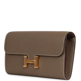 Hermes Constance Wallet To Go Etoupe Epsom Gold Hardware - Thumbnail View 5