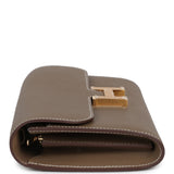 Hermes Constance Wallet To Go Etoupe Epsom Gold Hardware - Thumbnail View 4