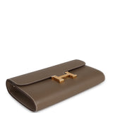 Hermes Constance Wallet To Go Etoupe Epsom Gold Hardware - Thumbnail View 6