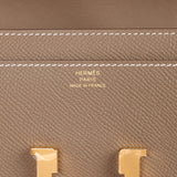 Hermes Constance Wallet To Go Etoupe Epsom Gold Hardware - Thumbnail View 7