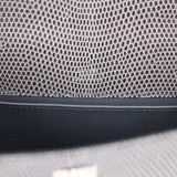 Pre-owned Hermes Kelly Pochette Ardoise Varanus Niloticus Lizard Palladium Hardware - Thumbnail View 7