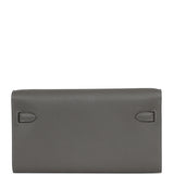 Hermes Kelly Wallet To Go Gris Meyer Epsom Gold Hardware - Thumbnail View 4