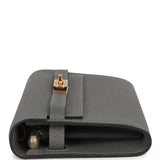 Hermes Kelly Wallet To Go Gris Meyer Epsom Gold Hardware - Thumbnail View 5