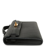 Pre-owned Hermes Kelly Cut Black Swift Gold Hardware - Thumbnail View 5