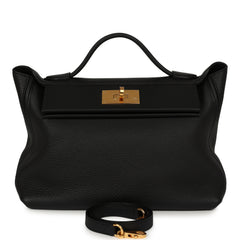 Hermes 24/24 29 Black Togo, Swift Gold Hardware