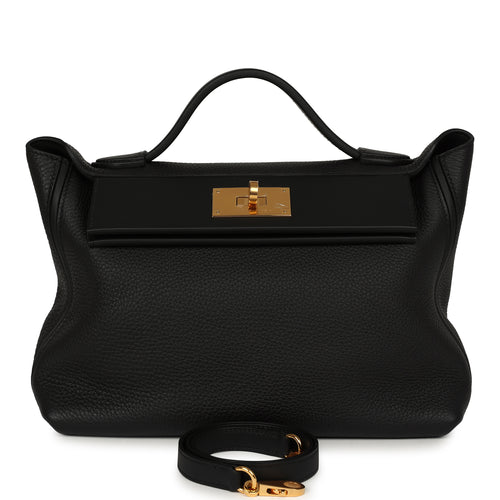 Hermes 24/24 29 Black Togo, Swift Gold Hardware
