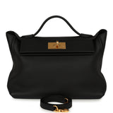 Hermes 24/24 29 Black Togo, Swift Gold Hardware - Thumbnail View 1