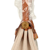 Hermes Herbag Zip PM 31 "Circuit 24" Naturel, Ecru-Gris Meyer Toile H Plume Canvas, Naturel Hunter Gold Hardware - Thumbnail View 4
