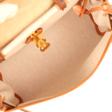 Hermes Herbag Zip PM 31 "Circuit 24" Naturel, Ecru-Gris Meyer Toile H Plume Canvas, Naturel Hunter Gold Hardware - Thumbnail View 12