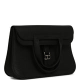 Hermes Halzan 25 Black Clemence Palladium Hardware - Thumbnail View 3