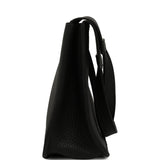 Hermes Halzan 25 Black Clemence Palladium Hardware - Thumbnail View 4