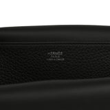 Hermes Halzan 25 Black Clemence Palladium Hardware - Thumbnail View 12