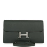 Hermes Constance Wallet To Go Vert Mangrove Epsom Palladium Hardware - Thumbnail View 1