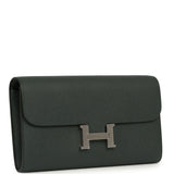 Hermes Constance Wallet To Go Vert Mangrove Epsom Palladium Hardware - Thumbnail View 2