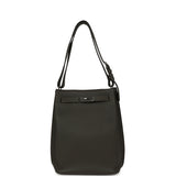 Pre-owned Hermes So Kelly 22 Vert de Gris Togo Palladium Hardware - Thumbnail View 6