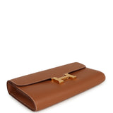 Hermes Constance Wallet To Go Gold Evercolor Gold Hardware - Thumbnail View 5