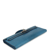 Pre-owned Hermes Kelly Cut Mykonos Matte Alligator Palladium Hardware - Thumbnail View 6