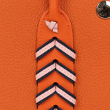 Hermes  Garden Party Neo 23 "Bredies" Orange, Rose Sakura, Bleu Navy Togo and Swift Palladium Hardware - Thumbnail View 10
