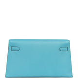 Hermes Kelly Elan Bleu Du Nord Madame Palladium Hardware - Thumbnail View 4