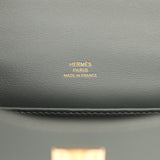 Hermes Kelly Pochette Vert Mangrove Swift Permabrass Hardware - Thumbnail View 7