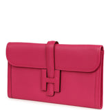 Pre-owned Hermes Jige Elan 29 Rose Shocking Chevre Mysore - Thumbnail View 5
