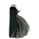 Hermes Kelly Elan Foile Vert Cypress Chevre Chamkila and Ostrich Feathers Palladium Hardware - Thumbnail View 3