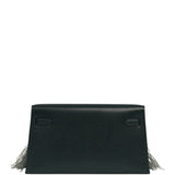Hermes Kelly Elan Foile Vert Cypress Chevre Chamkila and Ostrich Feathers Palladium Hardware - Thumbnail View 4