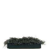 Hermes Kelly Elan Foile Vert Cypress Chevre Chamkila and Ostrich Feathers Palladium Hardware - Thumbnail View 6