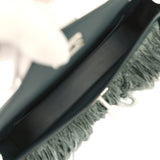 Hermes Kelly Elan Foile Vert Cypress Chevre Chamkila and Ostrich Feathers Palladium Hardware - Thumbnail View 8