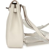 Hermes Mini Kelly Jump Backpack Gris Pale Swift Palladium Hardware - Thumbnail View 5