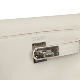 Hermes Mini Kelly Jump Backpack Gris Pale Swift Palladium Hardware - Thumbnail View 9