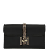 Hermes Jige Duo Clutch Black Swift, Varanus Niloticus Lizard Touch Palladium Hardware - Thumbnail View 1