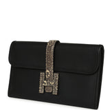 Hermes Jige Duo Clutch Black Swift, Varanus Niloticus Lizard Touch Palladium Hardware - Thumbnail View 6