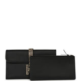 Hermes Jige Duo Clutch Black Swift, Varanus Niloticus Lizard Touch Palladium Hardware - Thumbnail View 7