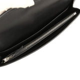 Hermes Jige Duo Clutch Black Swift, Varanus Niloticus Lizard Touch Palladium Hardware - Thumbnail View 9