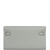 Hermes Kelly Wallet To Go Bleu Glacier Epsom Palladium Hardware - Thumbnail View 4
