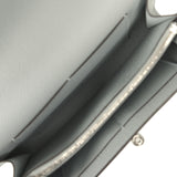 Hermes Kelly Wallet To Go Bleu Glacier Epsom Palladium Hardware - Thumbnail View 10