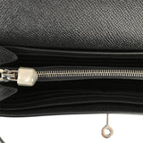 Hermes Kelly Long Wallet Black Epsom Palladium Hardware - Thumbnail View 10