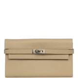 Hermes Kelly Long Wallet Trench Epsom Palladium Hardware - Thumbnail View 1
